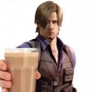 Sticker 🥛 leon kennedy :: @fStikBot