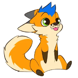 Sticker 😛 Electrix Fox