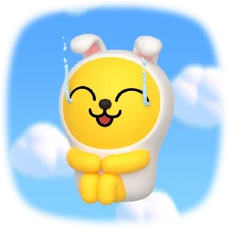 Video sticker 💬 Just be HAPPY! By @KakaoEmoticon