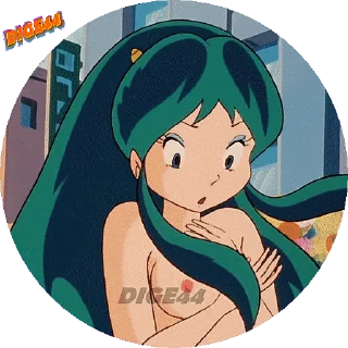 Sticker 😱 @STIKERFORALL URUSEI YATSURA LAMU' LUM PHOTO-CIRCLE