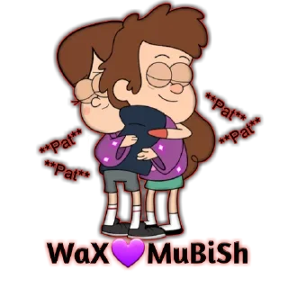 Sticker 🛍 Wax mubiw