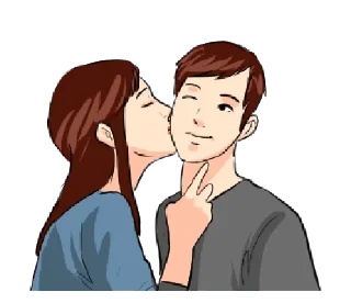 Video sticker 😘 The Kissing @bistic