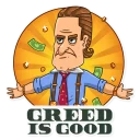 Sticker 💶 Gordon Gekko