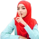 Sticker 😶 Mira filzah by syafiq adib