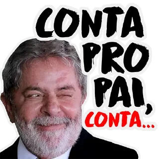 Sticker 🦑 Pai é pai