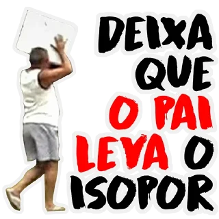 Sticker 🦑 Pai é pai