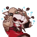 Sticker 😨 Nekojishi