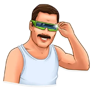 Sticker 😎 Freddie Mercury