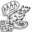 Video sticker 🐀 Poss the Trashling