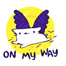 Sticker 🦅 Animated Cat @IMG2D