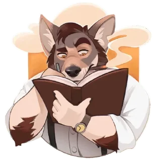 Sticker 📝 Hell nah, furry