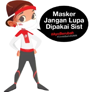 Video sticker 👋 TelkomCovidRanger