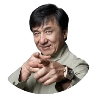 Sticker 👇 Jackie Chan @Stickersey