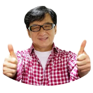 Sticker 👍 Jackie Chan @Stickersey