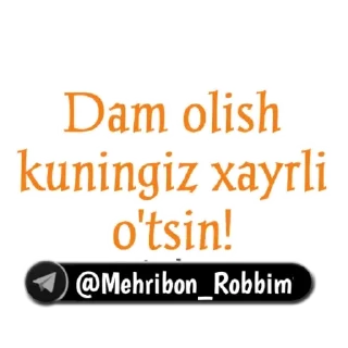 Sticker 👍 Mehribon_robbim