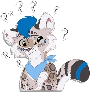 Sticker 🤔 Tailz SnowMew