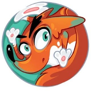 Sticker 😶 FOXDIZIGNER