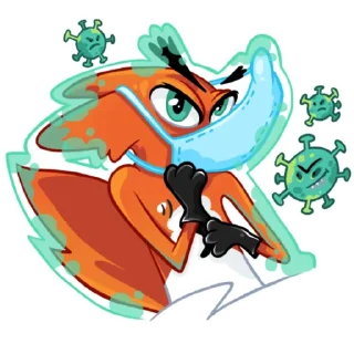 Sticker 😷 FOXDIZIGNER