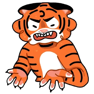 Sticker 😾 Тигриные настроения