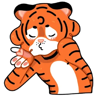 Sticker 🥰 Тигриные настроения