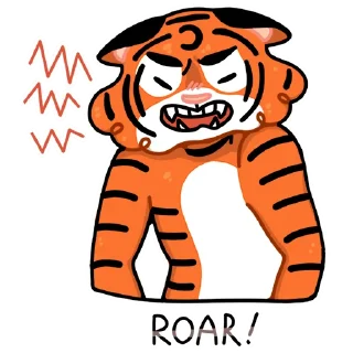Sticker 🤬 Тигриные настроения