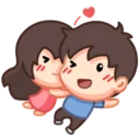 Sticker 😆 🤡 MY LUV 👫 ~by @RoTeY 🤡