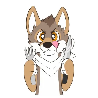 Video sticker 🍽 Coyotes by Pulexart.com