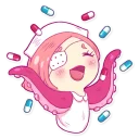 Sticker 💊 Nurse Octopia