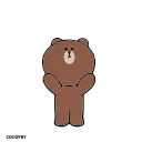 Video sticker 😚 Brown & Cony- @cocopry