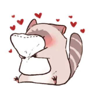 Sticker 🦝 Racc-Kun @nyakwii