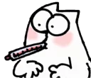 Sticker 😖 simon's cat