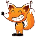 Sticker 😁 Ticky the Fox