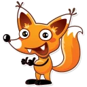 Sticker 👍 Ticky the Fox