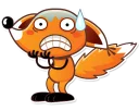Sticker 😰 Ticky the Fox