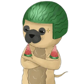 Video sticker 😡 Watermelon Dogs