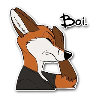 Sticker 😖 Scott The Fox