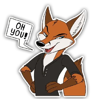 Sticker 😏 Scott The Fox