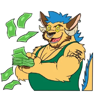 Sticker 🤑 Rufus Rooskram by Ligoni_EXE