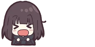 Video sticker 🤣 Menhera-chan. Emoji :: @line_stickers