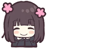 Sticker ☺️ Menhera-chan. Emoji :: @line_stickers