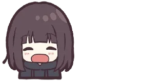 Video sticker 😄 Menhera-chan. Emoji :: @line_stickers