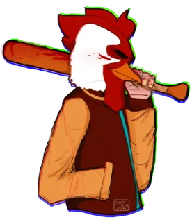 Sticker 🐔 Hotline Miami