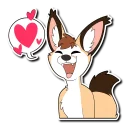 Sticker ❤️ Fox's Cute Sticker collection