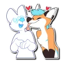 Sticker 👅 Fox's Cute Sticker collection