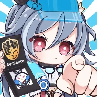 Sticker 👮‍♂️ Honkai nut