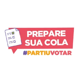 Sticker 📝 TSE - Eleições 2020