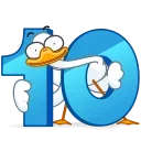 Video sticker 🎂 🎂 10 Years of Telegram