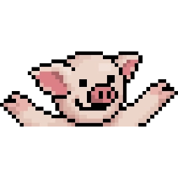 Sticker 🤷‍♂️ LIHKG Pig Animated (Pixel Art)