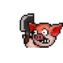 Video sticker 🔪 LIHKG Pig Animated (Pixel Art)