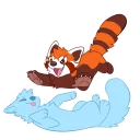 Sticker 😆 Red Panda Stickers by Pulex